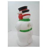 Vintage Light-Up Snowman Blow Mold 30" tall