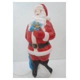 Vintage Santa Claus Light-Up Blow Mold 34"