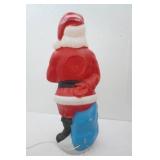 Vintage Santa Claus Light-Up Blow Mold 34"