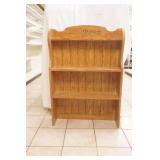 Pressed wood free standing shelf