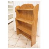 Pressed wood free standing shelf