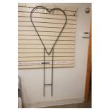 Heart Shaped Shepherds Hook. approx. 5.5" tall