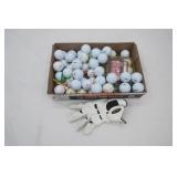Golf Balls, Golf Tees, Left Hand Golf Glove