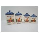 Vintage B&D "Home is Where The Heart Is" Ceramic Canister Set