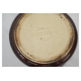 Vintage West Bend Stoneware Brown Glaze Bean Pot with Lid