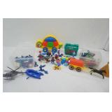 Vintage Toys and Figurines. California Raisins, Cowboys and Indians, Refrigerator Letters and more