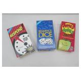 Games: Apples To Apples, Respond, Sequence Dice