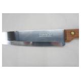 Vintage Cutlery Knife Set w/Wooden Block. Tramontina Inox-Stainless-Brazil