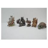 Wildlife Figurines. Ceramic/Porcelain/Resin