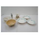 Vintage Fire-King Milk Glass Hand-Painted Bowl, Co-Op Farmers Union Pottery Bowl, Vintage China, Ceramics and more