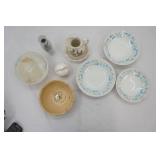 Vintage Fire-King Milk Glass Hand-Painted Bowl, Co-Op Farmers Union Pottery Bowl, Vintage China, Ceramics and more