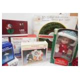 Holiday Decor. New & Used. Animated Santa, LED Solar Powered Globe Path Lights, Snowflake Icicle Lights, Wreath and More