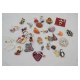 Pins & Brooches. Seasonal Variety