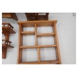 Wooden Shelves and Shadow Box-Type Shelves