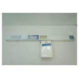 King Size Bedskirt NEW/White & NEW Ivory Mini Blind