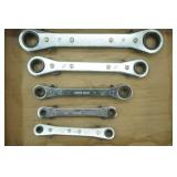 Reversible Ratcheting Double Box End Wrenches