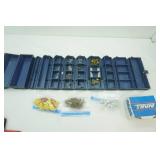 Rollable Hardware Caddy and Variety of Hardware