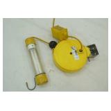 Halogen Work Light with Cord Reel