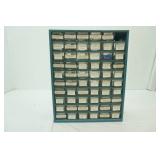 Small Hardware Organizer and Contents 14.5"x6.25"x 18"