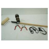 Long Handled Paint Roller, Trailer Hitch Ball and other hardware