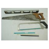 Hand Saws, Level, Saw Blades