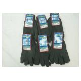 6ct New/Unused Jersey Gloves. Size L