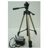 camera tripod and camera