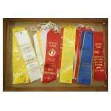 Benson Kid Day Button Collection. 1978-2019; Vintage Field Day Ribbon Collection. Benson Countryside Days.