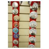 Benson Kid Day Button Collection. 1978-2019; Vintage Field Day Ribbon Collection. Benson Countryside Days.