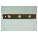 Vintage Red Wooden Level 18" long