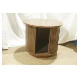 Vintage Round Cabinet / Side Table 20" tall by 23.5" diameter