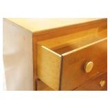 Vintage 5 drawer wooden dresser