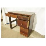 Vintage Wooden Desk 33.5"Lx18.5"Wx30"H