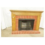 Vintage Electric Fireplace & Hearth
