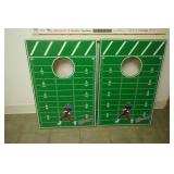 Bean Bags for Cornhole. 2 sets of 4. Football themed