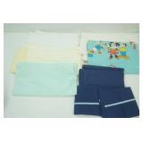 Flat Sheets, Vintage Disney Sheets. Pillow Cases. Queen/Full Size