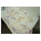 Vintage Embroidered Linens