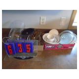 Lot of dishes & bowls. As shown. Entry bench setee. As shown. CASH ON SITE ONLY. PICKUP IS TUESDAY MAY 26TH FROM 11 AM TO 4 PM ONLY. THERE IS NO OTHER OPPORTUNITY TO PICK UP YOUR ITEM THAN THIS TIME &