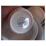 Lot of dishes & bowls. As shown. Entry bench setee. As shown. CASH ON SITE ONLY. PICKUP IS TUESDAY MAY 26TH FROM 11 AM TO 4 PM ONLY. THERE IS NO OTHER OPPORTUNITY TO PICK UP YOUR ITEM THAN THIS TIME &