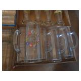 Lot of assorted glassware. As shown. CASH ON SITE ONLY. PICKUP IS TUESDAY MAY 26TH FROM 11 AM TO 4 PM ONLY. THERE IS NO OTHER OPPORTUNITY TO PICK UP YOUR TIEM THAN THIS TIME & REGARDLESS WHAT THE SCHE