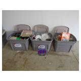 3 bins of assorted house wares. As shown. Entry bench setee. As shown. CASH ON SITE ONLY. PICKUP IS TUESDAY MAY 26TH FROM 11 AM TO 4 PM ONLY. THERE IS NO OTHER OPPORTUNITY TO PICK UP YOUR ITEM THAN TH