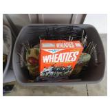3 bins of assorted house wares. As shown. Entry bench setee. As shown. CASH ON SITE ONLY. PICKUP IS TUESDAY MAY 26TH FROM 11 AM TO 4 PM ONLY. THERE IS NO OTHER OPPORTUNITY TO PICK UP YOUR ITEM THAN TH
