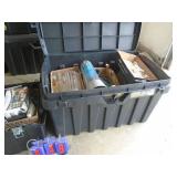 2 bins & 1 box of assorted household. As shown. CEntry bench setee. As shown. CASH ON SITE ONLY. PICKUP IS TUESDAY MAY 26TH FROM 11 AM TO 4 PM ONLY. THERE IS NO OTHER OPPORTUNITY TO PICK UP YOUR ITEM 