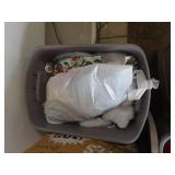 2 bins & 1 box of assorted household. As shown. Entry bench setee. As shown. CASH ON SITE ONLY. PICKUP IS TUESDAY MAY 26TH FROM 11 AM TO 4 PM ONLY. THERE IS NO OTHER OPPORTUNITY TO PICK UP YOUR ITEM T