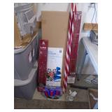Candy canes & Chrsitmas items. As shown. Entry bench setee. As shown. CASH ON SITE ONLY. PICKUP IS TUESDAY MAY 26TH FROM 11 AM TO 4 PM ONLY. THERE IS NO OTHER OPPORTUNITY TO PICK UP YOUR ITEM THAN THI