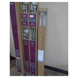 Lot of curtain rods. As shown. Entry bench setee. As shown. CASH ON SITE ONLY. PICKUP IS TUESDAY MAY 26TH FROM 11 AM TO 4 PM ONLY. THERE IS NO OTHER OPPORTUNITY TO PICK UP YOUR ITEM THAN THIS TIME & R