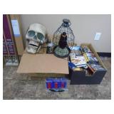 Assorted holiday decorations. As shown. Entry bench setee. As shown. CASH ON SITE ONLY. PICKUP IS TUESDAY MAY 26TH FROM 11 AM TO 4 PM ONLY. THERE IS NO OTHER OPPORTUNITY TO PICK UP YOUR ITEM THAN THIS