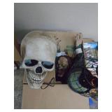 Assorted holiday decorations. As shown. Entry bench setee. As shown. CASH ON SITE ONLY. PICKUP IS TUESDAY MAY 26TH FROM 11 AM TO 4 PM ONLY. THERE IS NO OTHER OPPORTUNITY TO PICK UP YOUR ITEM THAN THIS