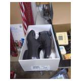 Bin & boxes of electronics. As shown. Entry bench setee. As shown. CASH ON SITE ONLY. PICKUP IS TUESDAY MAY 26TH FROM 11 AM TO 4 PM ONLY. THERE IS NO OTHER OPPORTUNITY TO PICK UP YOUR ITEM THAN THIS T