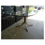 Glass top table. Approx 60 x 30?. As shown. Entry bench setee. As shown. CASH ON SITE ONLY. PICKUP IS TUESDAY MAY 26TH FROM 11 AM TO 4 PM ONLY. THERE IS NO OTHER OPPORTUNITY TO PICK UP YOUR ITEM THAN 
